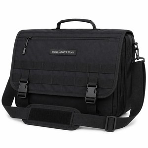Maletín de Oficina Resistente, Bolsa de Seguridad para Computadora, Bolsa para Portátil Blindada, Bolsa de Mensajero con Correa para Hombro, Carpeta Acolchada para Tecnología, 17 Pulgadas, con Cierre - Product Image 1