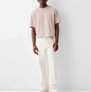 เสื้อยืดผู้ชายผ้าฝ้ายออร์แกนิค 100% คุณภาพสูง ทรงโอเวอร์ไซส์ หลวม สบาย สีพื้น ระบายอากาศดี เป็นมิตรกับสิ่งแวดล้อม น้ำหนัก 240 กรัม ขายส่ง - Product Image 5