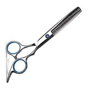 Professional CNC Stainless Steel Barber <b>Scissors</b> 5.8" 6.2" 6.8" Straight Blade Blunt Ceramic Handle <b>Makeup</b> <b>Scissors</b> SEVMEK - Product Image 5