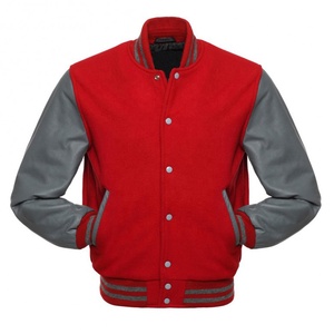Veste de baseball varsity pour homme sur mesure OEM de haute qualité, style streetwear hivernal écologique avec doublure en soie - Product Image 3