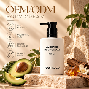ELAN KIMYA OEM Crema Corporal Hidratante de Aguacate de Marca Privada 350ml Fragancia Ámbar con Vitamina E para Todo Tipo de Piel Turquía - Product Image 2