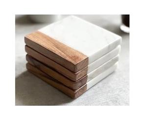 Top traditionnel fantaisie artistique résine décorative en bois massif thé caboteur résine coussin isolant sous-verres personnalisés maison et cuisine - Product Image 1