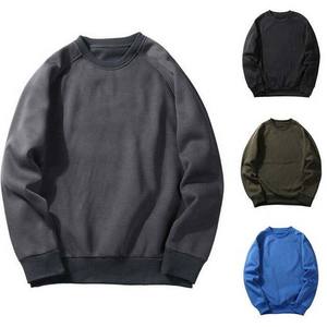 Sweat-shirt surdimensionné en coton 100% lourd à col rond et à manches courtes pour homme, vente en gros, automne, logo personnalisé brodé - Product Image 4