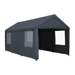 NOWENSOL Carport Auvent 12x20ft Heavy Duty avec parois latérales et portes amovibles Abri de garage portable pour bateau et fête - Product Image 1