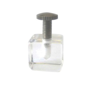 Reggipiano Plexiglass a Cubo con Vite M/M 20x20 - Product Image 1
