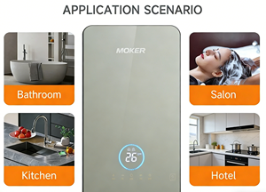 Chauffe-eau électrique sans installation, idéal pour la <span class=keywords><strong>location</strong></span>, usage domestique, extérieur, hôtelier, camping-car, 5000-5999W, étanche IPx4, en plastique - Product Image 5