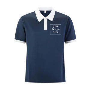 Uniforme personalizado de algodón y poliéster transpirable con bolsillo de manga corta para camisa para supermercado, uniforme de trabajo de construcción, empresa unisex - Product Image 2