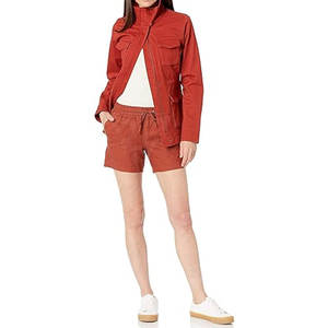 Short pour femme de haute qualité confortable respirant Pakistan fait contraste de couleur haut motif Shorts chauds - Product Image 5