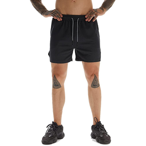 Pantalones Cortos Deportivos para Hombre, con Logotipo Personalizado, Reflectantes, Cintura Elástica, de Poliéster Transpirable y Secado Rápido - Product Image 1