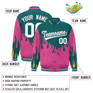 Chaqueta de béisbol Varsity de lona de alta calidad personalizada bombardero cortavientos con soporte ligero último diseño para adultos jóvenes invierno - Product Image 2