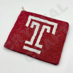 New Preppy Coin Pouch Customized Seed Beaded <b>Wallet</b> Beautiful Mum's Gift-Girls' Hearts Design - Product Image 4