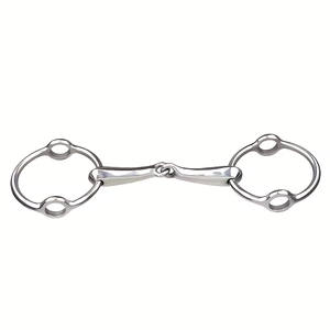 Brida de Acero Inoxidable Ajustable para Caballos, Cómoda para Montar y Entrenar, Duradera con Soporte Lateral Estable - Product Image 1