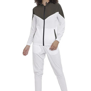 Chándal elegante personalizado a la moda para mujer, jersey de talla estadounidense, pantalones de chándal acampanados, chándal con capucha y cremallera completa - Product Image 2