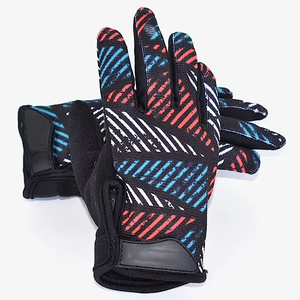 Wholesale Sports Breathable genuine leather Full Finger racing Cycling Protection Motorbike Gloves - Product Image 2