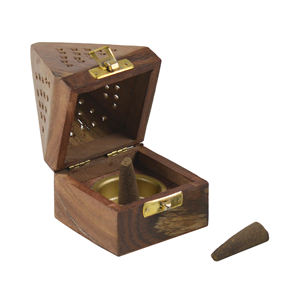 Quemador de incienso con tema de madera creativo El mejor soporte de incienso de bobina Diseño de forma múltiple y soportes de incienso con diseño de fragancia natural - Product Image 1