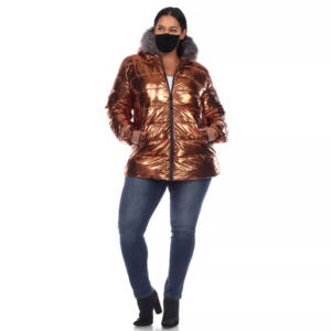 Chaqueta Larga de Moda para Mujer 2026, Nuevo Diseño, Impermeable, con Relleno de Algodón, Talla Grande, Cierre de Cremallera, Chaqueta Bomber de Invierno - Product Image 4