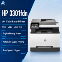 Printer Laser Warna Multifungsi HP 3301fdn Rekondisi Berkualitas Tinggi Dengan Fungsi Fax untuk Kantor Usaha Kecil dan Menengah