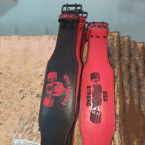 Genuine leather power heavy duty weight body building belt weight lifting Leather Power belt - Product Image 5