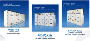 Interruptor cerrado de metal de CA extraíble blindado de alto voltaje de para sistema de red eléctrica sin conexión a tierra de 20KV - Product Image 2