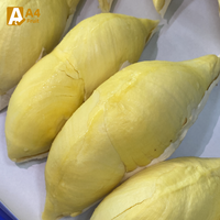Premium kwaliteit Khey Taladthai biologische Monthong Durian, vers gesneden, handgeplukt, kant-en-klaar, vacuüm verpakt, graad 0,5kg, Thailand, 2-3 dagen.