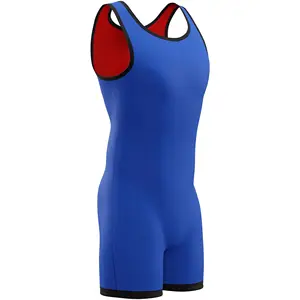 Unisex Herren Einzelgängeranzug Polyester-Sportbekleidung für Fitnessstudio Training Wrestling Einzelgänger für Power-Gewichtheben Erwachsene