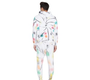 Survêtement Tie Dye élégant pour hommes légers de haute qualité anti-rides et respirant vente chaude conception d'impression solide - Product Image 5