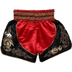 กางเกงมวยและกางเกงมวยสำหรับผู้ชายพิมพ์ลายจากโพลีเอสเตอร์สำหรับต่อสู้ชกมวยมวยไทย BJJ - Product Image 5