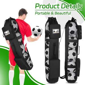 Bolsa de pelota deportiva OEM y ODM, bolsa de pelota de fútbol de malla, bolsas de cordón de alta resistencia, trabajo en equipo para sostener baloncesto, voleibol, béisbol - Product Image 2