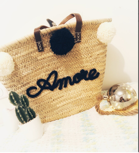 Sac de plage en paille personnalisé de qualité supérieure - Product Image 1