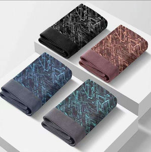 Nuevos Calzoncillos Boxer para Hombre de Alta Calidad, con Logotipo Personalizado OEM, Ecológicos, Transpirables, de Secado Rápido, Antibacterianos, de Spandex/Algodón - Product Image 1