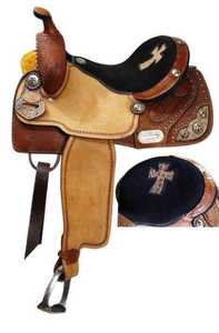 Vente directe d'usine selle anglaise de haute qualité en cuir pur équipement de course de chevaux occidental confortable et durable nickelé - Product Image 2