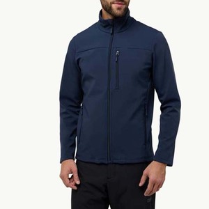 Men's Softshell Jacket Custom Fashion Windbreaker with <b>Waterproof</b> Windproof <b>Warm</b> Coating Soft Canvas Hooded Jacket - Product Image 1