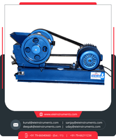Broyeur à disques électronique de laboratoire Inde 3 CV Moteur polyvalent pour échantillonnage de 1 à 6 mm, débit de 250 g/min, rendement de 100 à 150 mesh, garantie 1 an