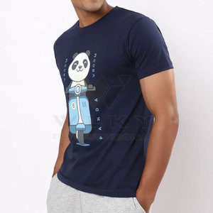 เสื้อยืดผู้ชายผ้าฝ้ายคุณภาพสูงทรงโอเวอร์ไซส์ สวมใส่สบาย สไตล์สตรีทแวร์ เหมาะสำหรับงานสกรีน - Product Image 3