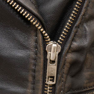 Veste en cuir respirante de haute qualité pour femme, mode automne, vêtement d'extérieur décontracté, imperméable, fermeture éclair écologique - Product Image 6