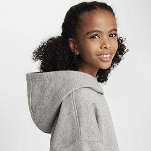 Sudadera con capucha personalizada de calidad superior, Sudadera de cuello redondo con hombros caídos de algodón de gran tamaño para niña, elementos esenciales de invierno de punto - Product Image 5