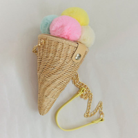 Panier de sac de bonbons de poche Ramadan tendance chaude pour les cadeaux Ramadan Eid 2026 panier en forme de crème glacée pour tenir des bonbons au chocolat