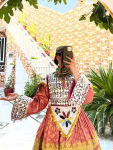 ชุดเดรส Afghan kuchi ของแท้สำหรับผู้หญิงเสื้อผ้าแฟชั่นมีกระดุมประดับลูกไม้สไตล์ใหม่ - Product Image 2