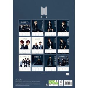 Calendrier promotionnel BTS 2025 format DIN A3 - Product Image 1