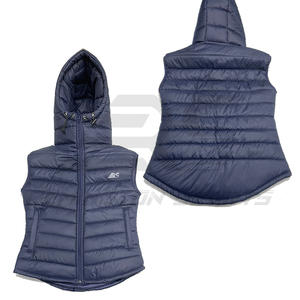 Chaqueta acolchada sin mangas de diseño | Chaqueta acolchada sin mangas de invierno al por mayor de alta calidad Chaqueta acolchada con cuello levantado personalizada - Product Image 1