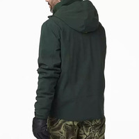 Veste en cuir décontractée pour homme de qualité supérieure avec fermeture éclair, capuche réglable, coupe-vent imperméable, pour l'hiver et les activités de plein air