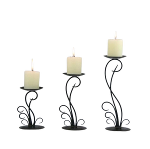 Portavelas moderno con acabado dorado y plateado, superventas, tarros y linternas de velas de Metal para Navidad, bodas y decoración del hogar - Product Image 3