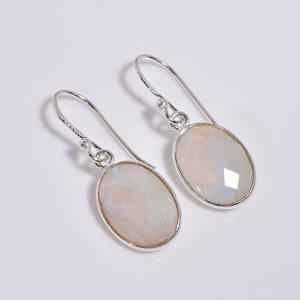 Pendientes de gota de Plata de Ley 925, piedra preciosa de corte redondo de amatista, exportador de joyas de piedras preciosas de plata antigua, joyería de plata fina - Product Image 5