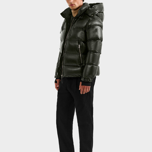 Doudoune de haute qualité pour hommes avec logo personnalisé élégant Nouveau design Chaud Confortable Vêtements d'extérieur d'hiver Veste bulle décontractée pour hommes - Product Image 1