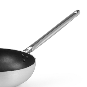 Pura Induction Stainless Steel Pan <b>Cookware</b> <b>Set</b> Aluminum Alloy Wok 32cm Diameter for Gas and Electric Cooking Made in Italy - Product Image 2