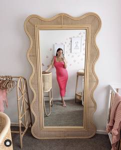 El Mejor Espejo de Cuerpo Entero con Marco de Madera Natural, Diseño Escandinavo, Decoración para Dormitorio, Bao Minh - Product Image 6