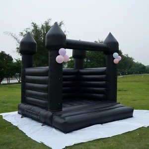 Château de maison gonflable noir personnalisé Halloween | Grand château gonflable pour location d'événement, fêtes d'anniversaire et de <span class=keywords><strong>vacances</strong></span> - Product Image 4