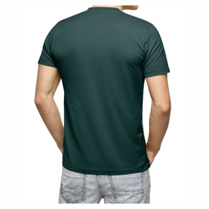 เสื้อยืดลำลองผ้าถัก180กรัมสำหรับผู้ชายเสื้อยืดเข้ารูปกล้ามเนื้อแขนสั้นพิมพ์ลายโลโก้ออกแบบได้ตามต้องการ - Product Image 2