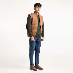 Oem barato fabricante 2025 Otoño Invierno mujer ropa abrigo Puffer chaqueta sin mangas personalizado Color y tamaño hombres mujeres Puffer chaleco - Product Image 4