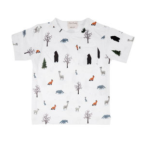 Camisetas unisex de alta calidad para niños, camisetas casuales de manga corta con logotipo personalizado con estampado de dibujos animados a precio mayorista - Product Image 4